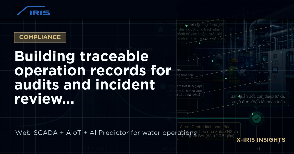 Building traceable operation records for audits and incident review