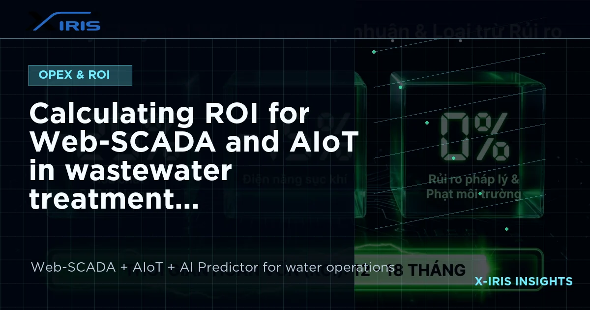Calculating ROI for Web-SCADA and AIoT in wastewater treatment