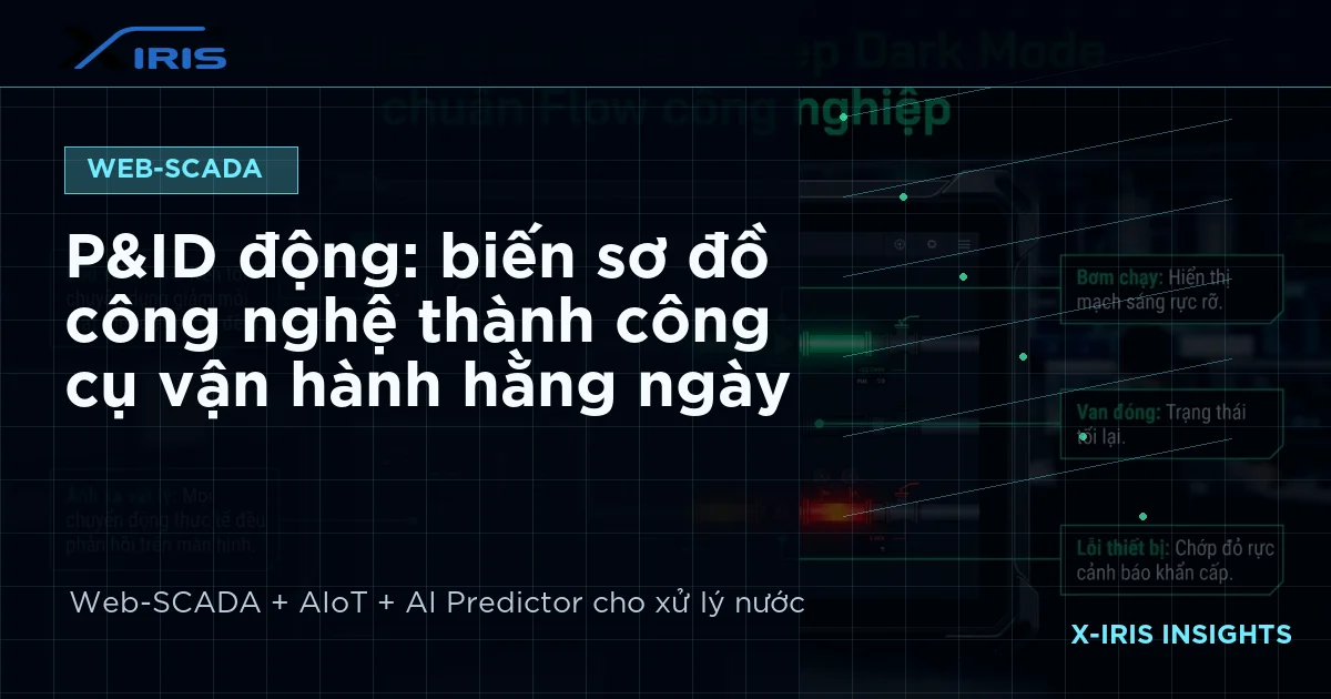 P&ID động: biến sơ đồ công nghệ thành công cụ vận hành hằng ngày