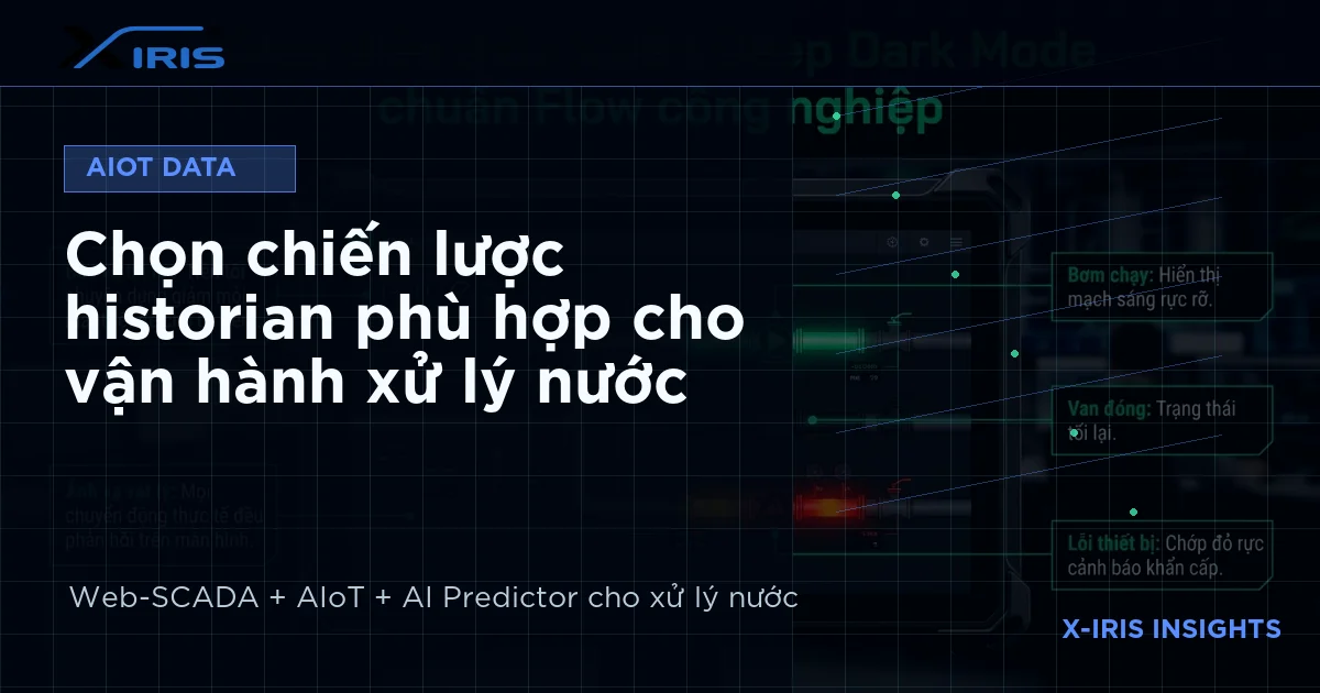 Chọn chiến lược historian phù hợp cho vận hành xử lý nước